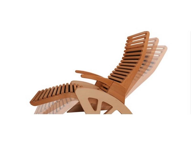 Les multiple positions du fauteuil sauna alto