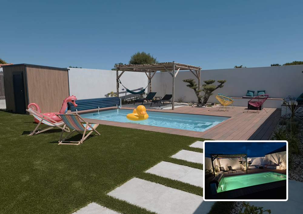 comment savoir si un terrain est piscinable, piscine YEU installée par CAP PISCINES
